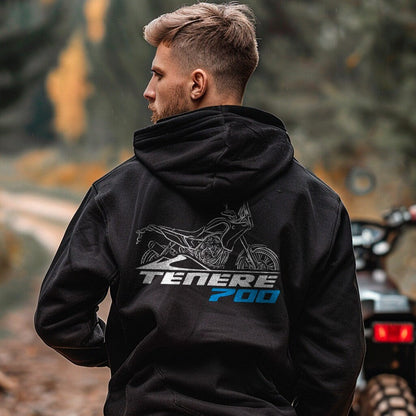 Yamaha Ténéré 700 Hoodie - Motorcycle Sweatshirt for ADV Riders