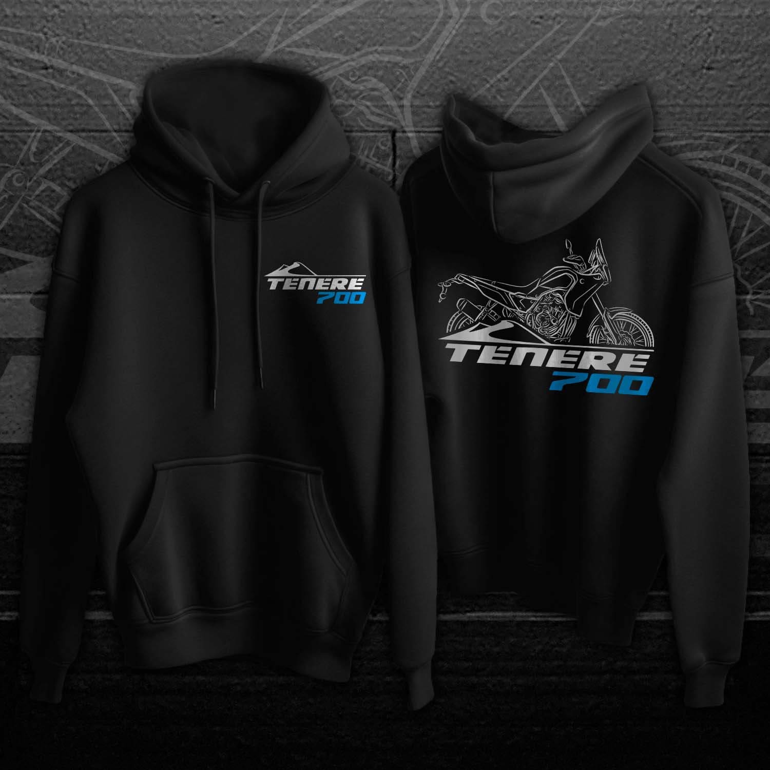 Yamaha Ténéré 700 Hoodie - Motorcycle Sweatshirt for ADV Riders