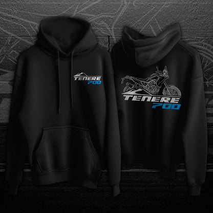 Yamaha Ténéré 700 Hoodie - Motorcycle Sweatshirt for ADV Riders