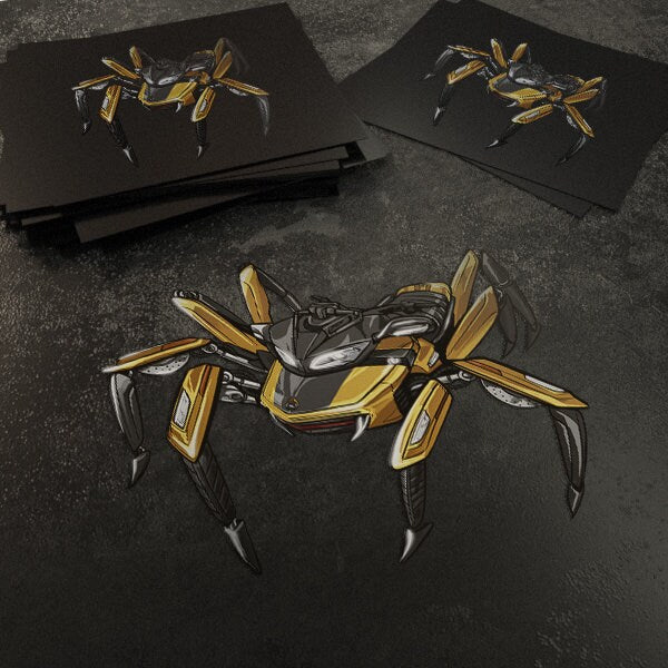 Can-Am Spyder F3 2015-18 Stickers - Set of 3 Motorcycle Decals for Riders