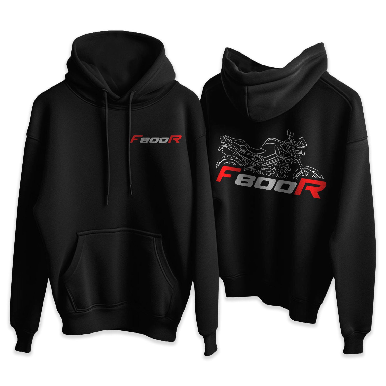 BMW F800R Hoodie - Motorcycle Sweatshirt for Riders