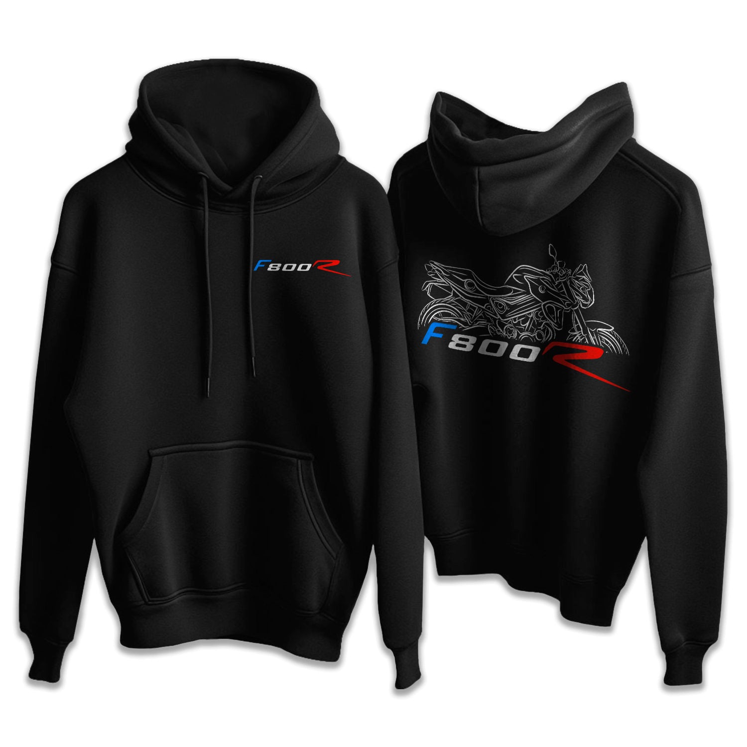 BMW F800R Hoodie - Motorcycle Sweatshirt for Riders
