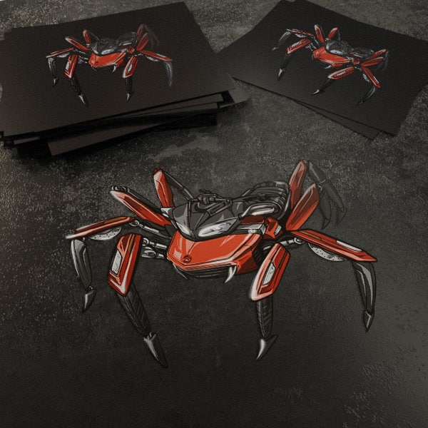 Can-Am Spyder F3 2015-18 Stickers - Set of 3 Motorcycle Decals for Riders