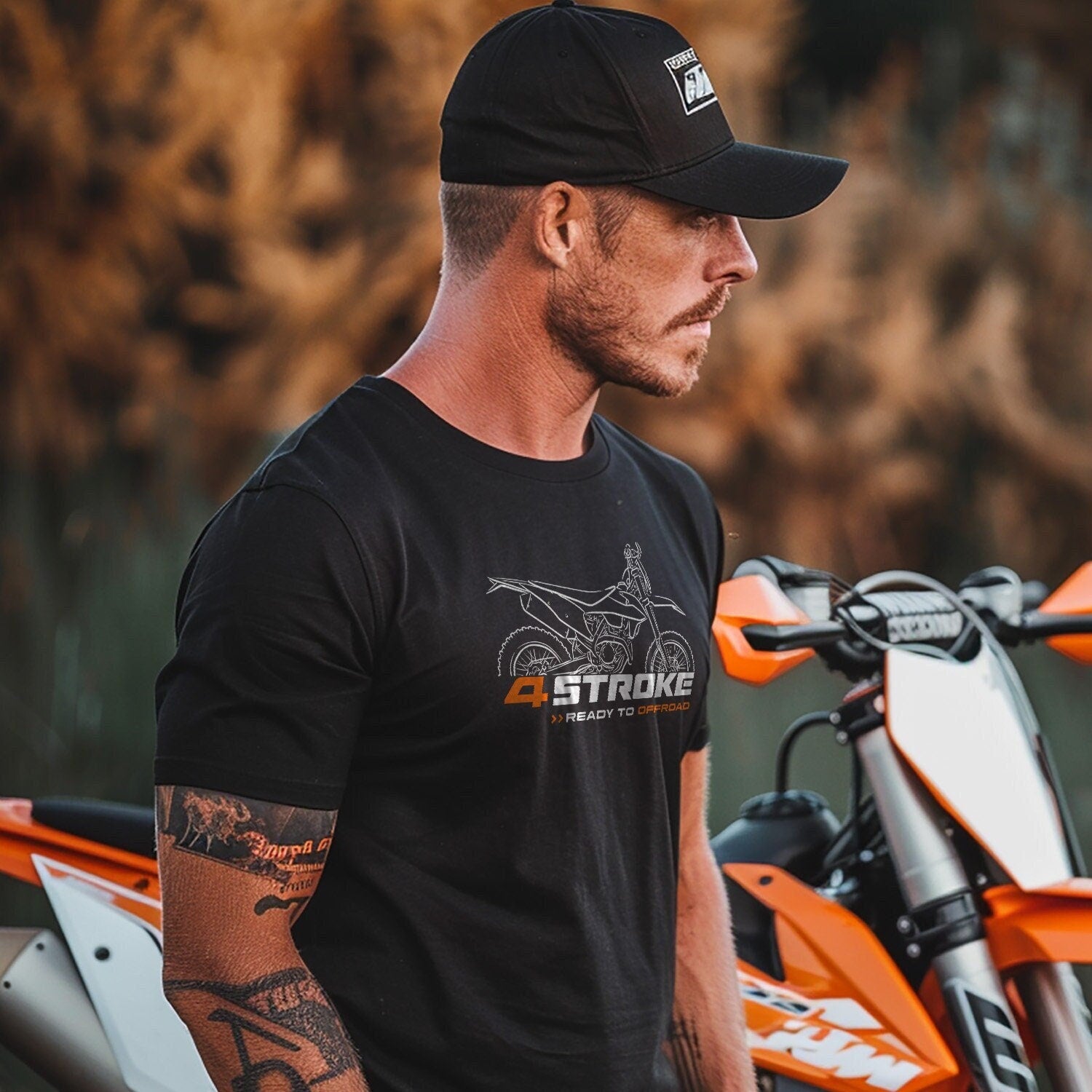 KTM 500 XCF-W T-Shirt - Motorcycle Tee Shirt for Riders