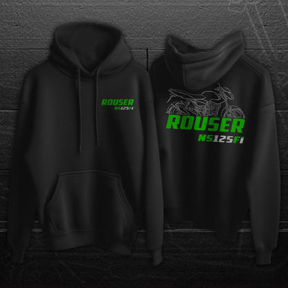 Kawasaki Rouser NS125 Fi Inspired Hoodie - Motorcycle Sweatshirt for Riders