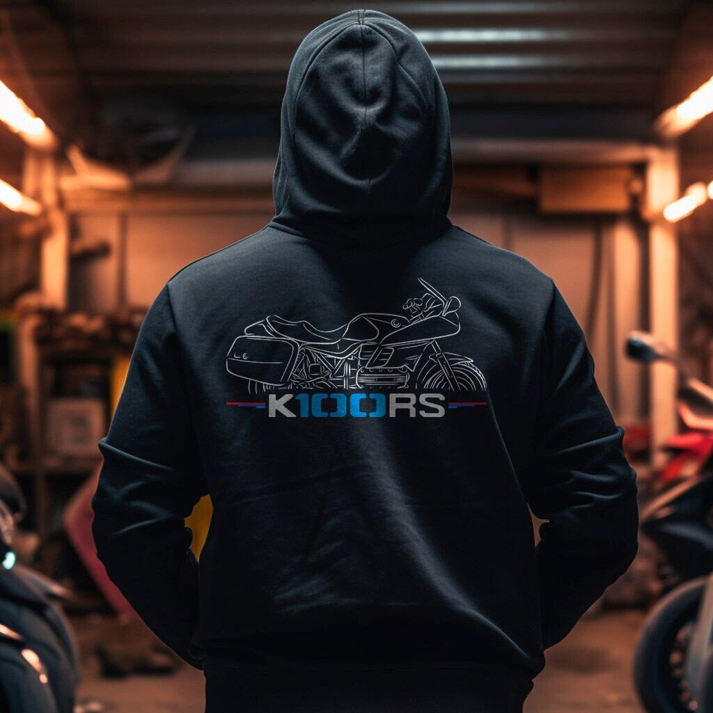 BMW K100 RS Hoodie - Motorcycle Sweatshirt for Motorrad Riders