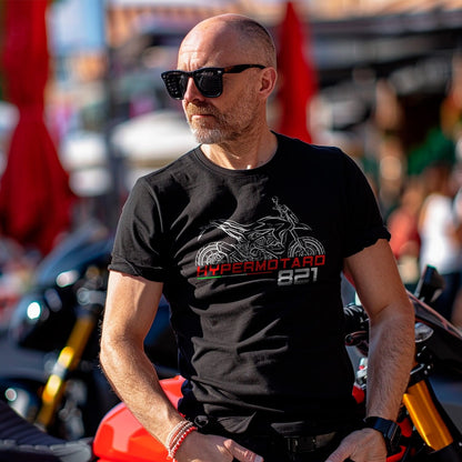 Ducati Hypermotard 821 Inspired T-Shirt - Motorcycle Tee Shirt for Riders