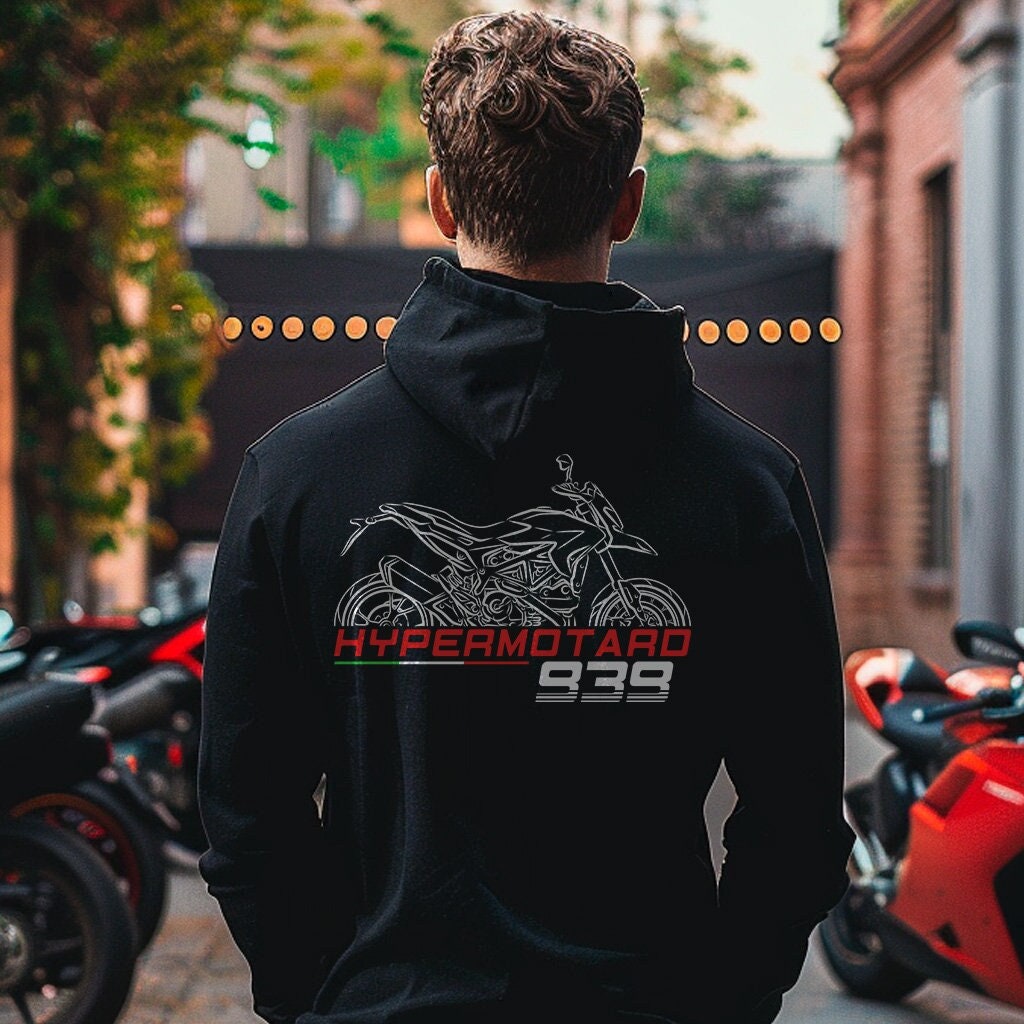 Ducati Hypermotard 939 Inspired Hoodie - Motorcycle Sweatshirt for Riders
