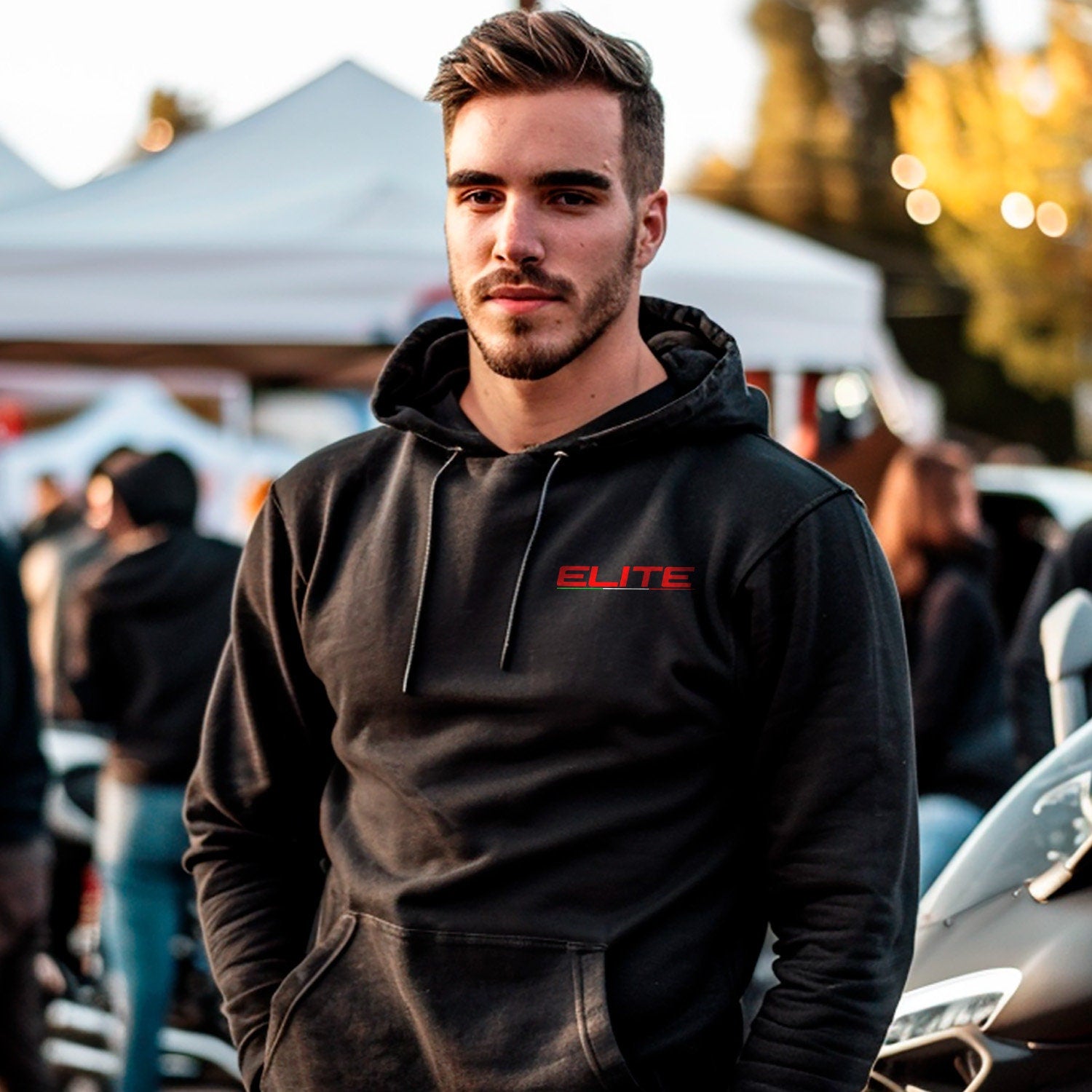 Ducati Elite Inspired Hoodie - Motorcycle Sweatshirt for Riders
