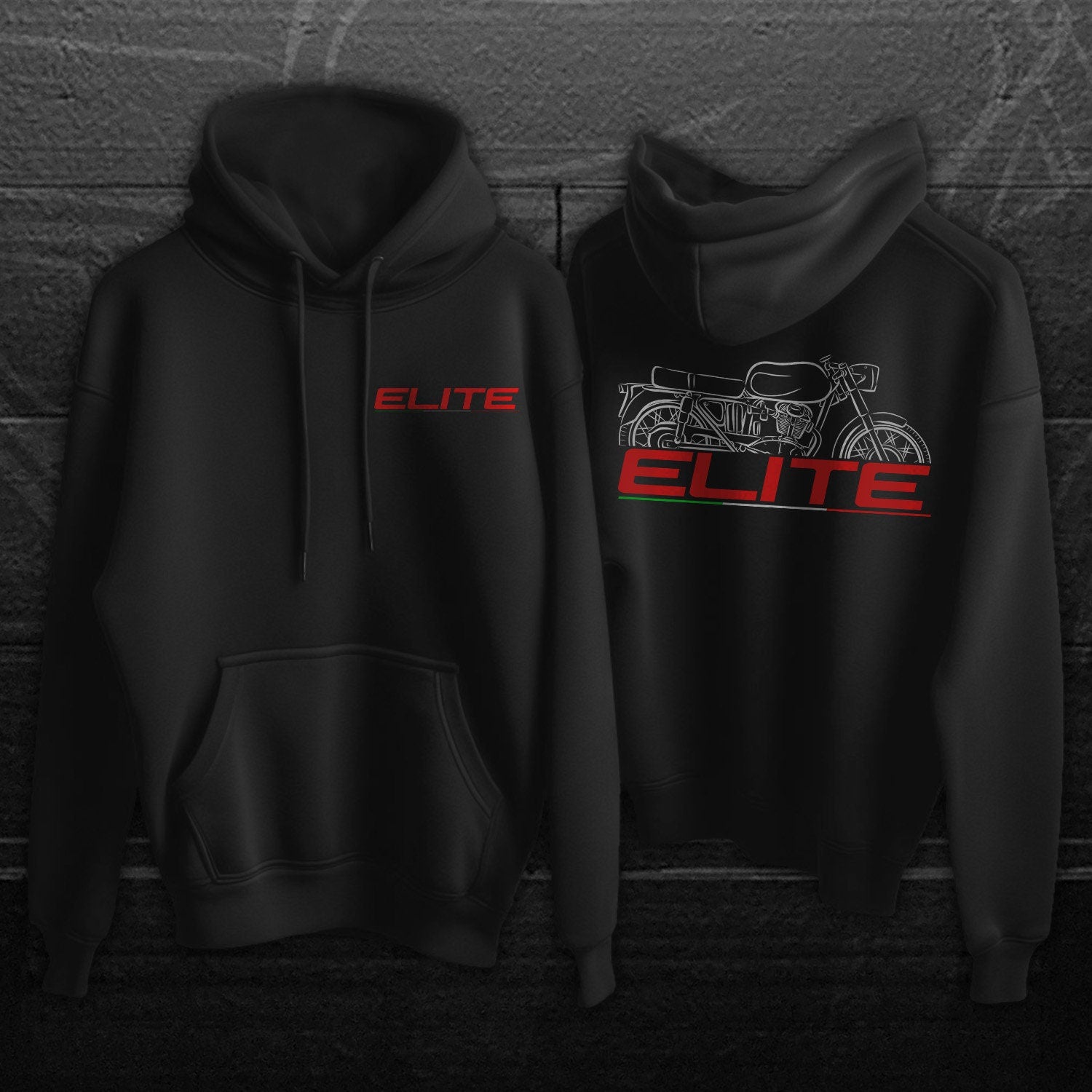 Ducati Elite Inspired Hoodie - Motorcycle Sweatshirt for Riders