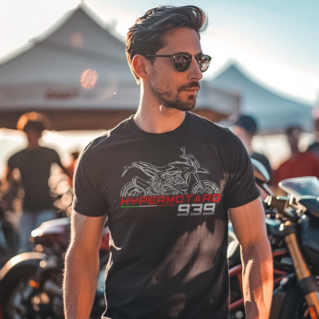 Ducati Hypermotard 939 Inspired T-Shirt - Motorcycle Tee Shirt for Riders