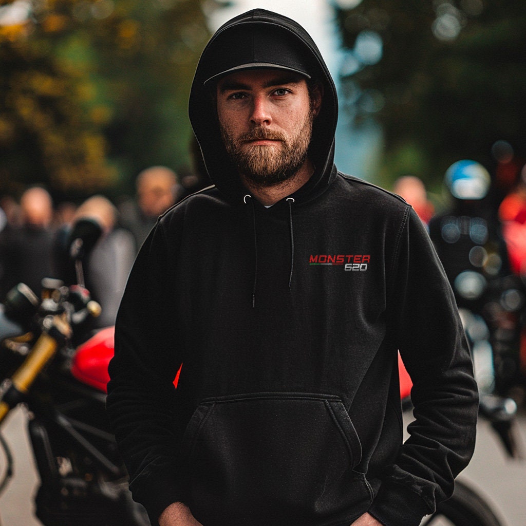 Ducati Monster 620 Inspired Hoodie - Motorcycle Sweatshirt for Riders