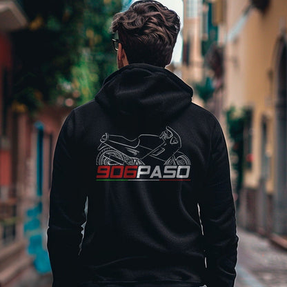 Ducati 906 Paso Inspired Hoodie - Motorcycle Sweatshirt for Riders