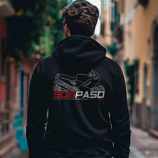 Ducati 906 Paso Inspired Hoodie - Motorcycle Sweatshirt for Riders