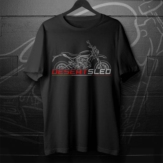 Ducati Desert Sled Inspired T-Shirt - Motorcycle Tee Shirt for Riders