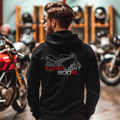 Ducati 900 SL Inspired Hoodie - Motorcycle Sweatshirt for Riders