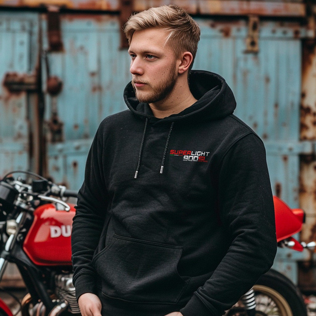 Ducati 900 SL Inspired Hoodie - Motorcycle Sweatshirt for Riders