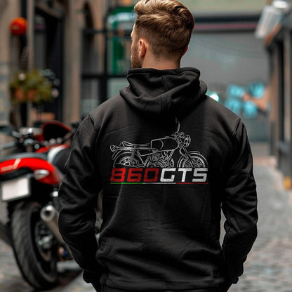 Ducati 860 GTS Inspired Hoodie - Motorcycle Sweatshirt for Riders