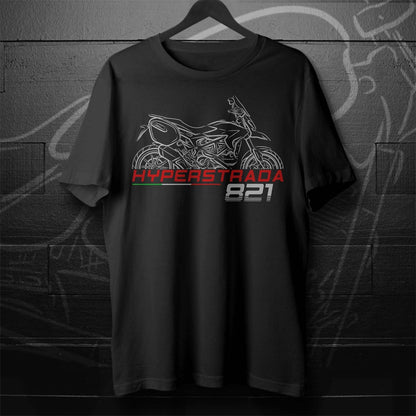 Ducati Hyperstrada 821 Inspired T-Shirt - Motorcycle Tee Shirt for Riders