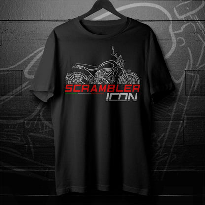Ducati Scrambler Icon Inspired T-Shirt - Motorcycle Tee Shirt for Riders