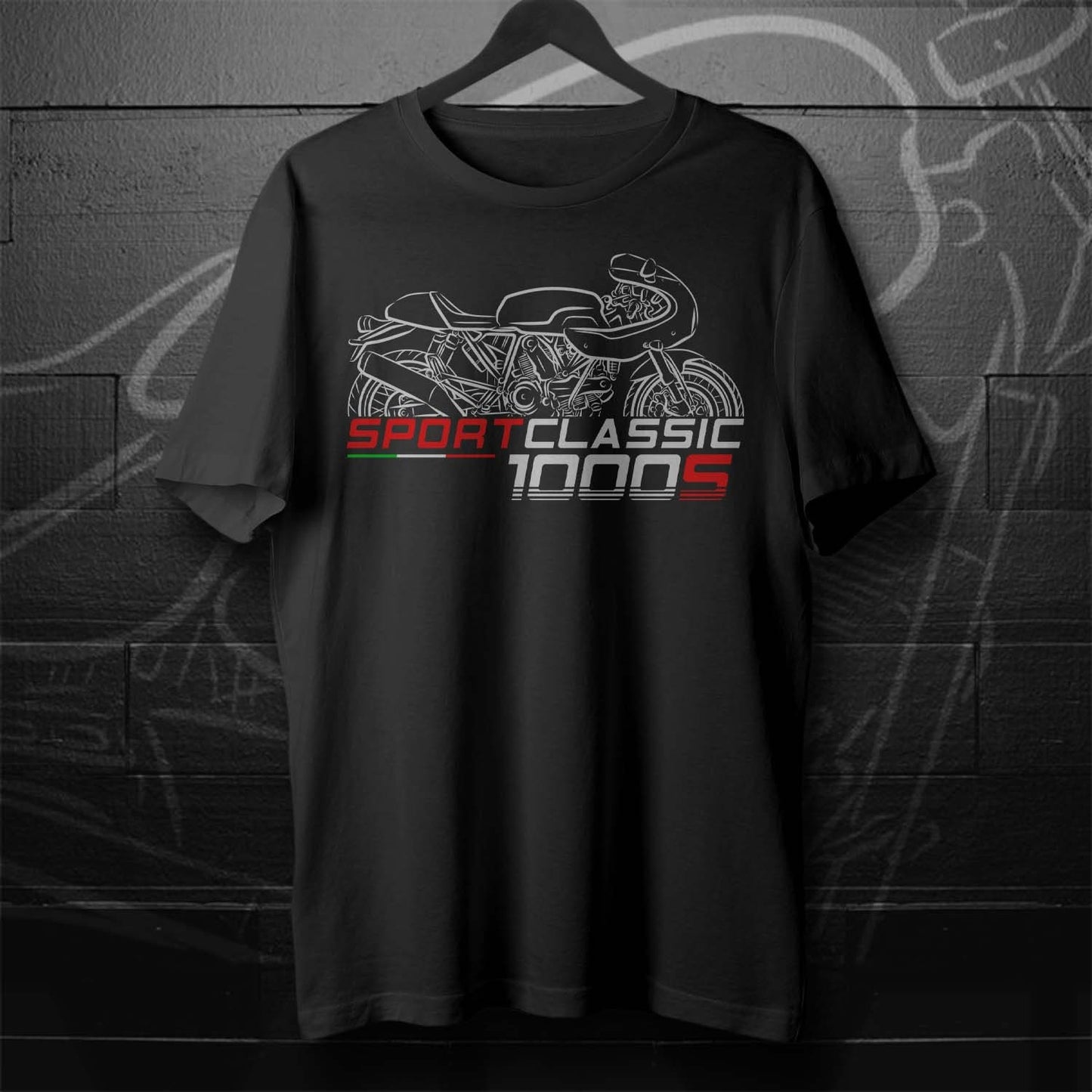 Ducati Sport Classic 1000 & 1000S Inspired T-Shirt - Motorcycle Tee Shirt for Riders