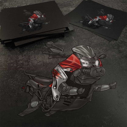 Kawasaki KLR650 2011-14 Inspired Stickers - Set of 3 Motorcycle Decals for Riders