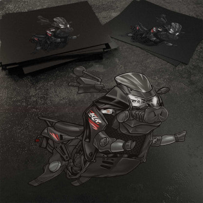 Kawasaki KLR650 2011-14 Inspired Stickers - Set of 3 Motorcycle Decals for Riders