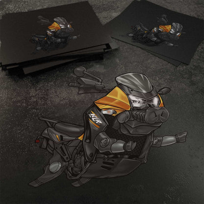 Kawasaki KLR650 2011-14 Inspired Stickers - Set of 3 Motorcycle Decals for Riders