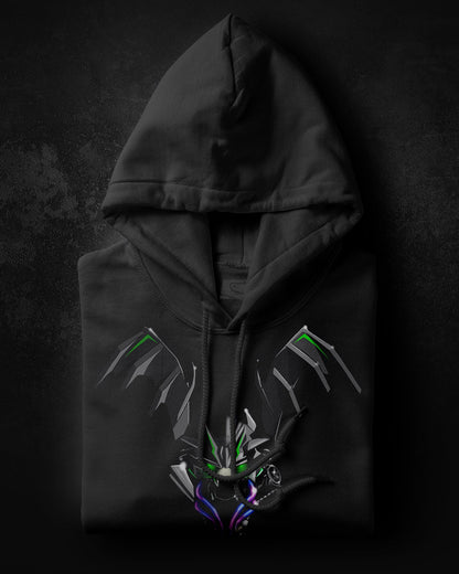 Kawasaki Ninja H2R Inspired Hoodie - Motorcycle Sweatshirt for Riders