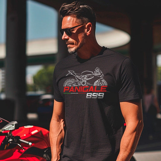 Ducati Panigale 899 Inspired T-Shirt - Motorcycle Tee Shirt for Riders