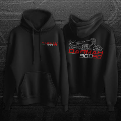 Ducati 900 SD Darmah Inspired Hoodie - Motorcycle Sweatshirt for Riders