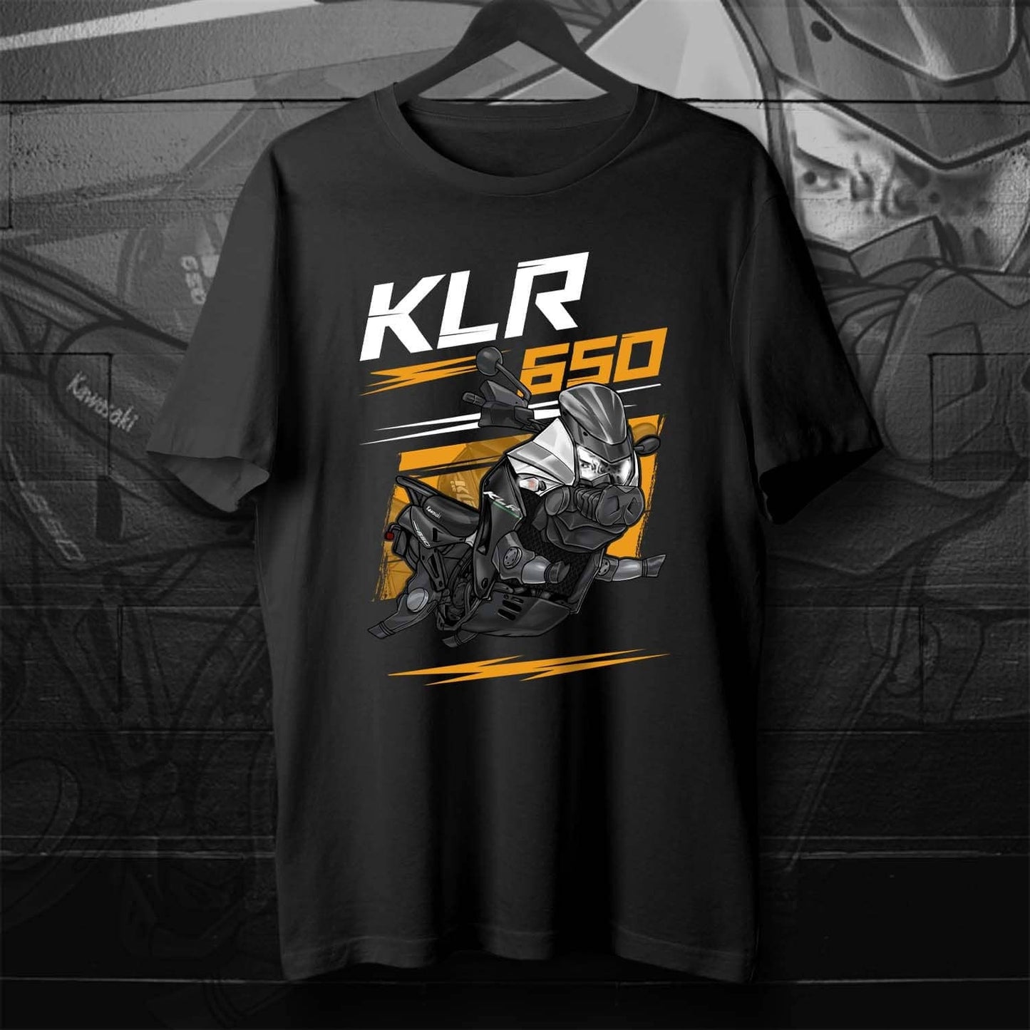 Kawasaki KLR650 2015-18 Inspired T-Shirt - Motorcycle Tee Shirt for Riders