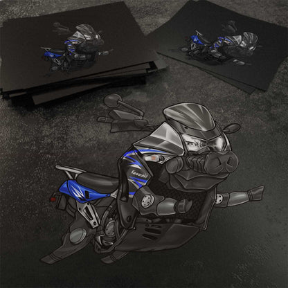Kawasaki KLR650 2008-10 Inspired Stickers - Set of 3 Motorcycle Decals for Riders