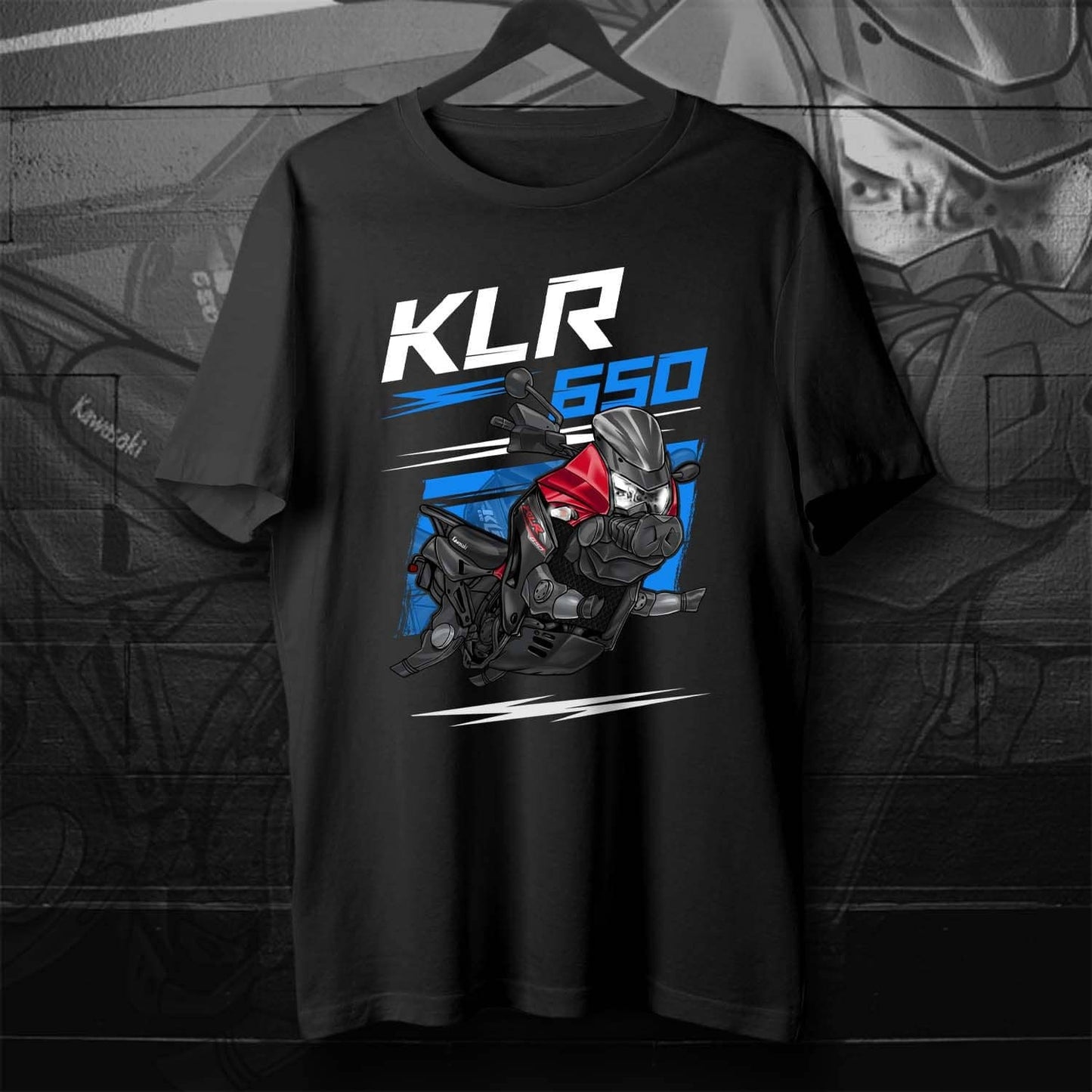 Kawasaki KLR650 2015-18 Inspired T-Shirt - Motorcycle Tee Shirt for Riders