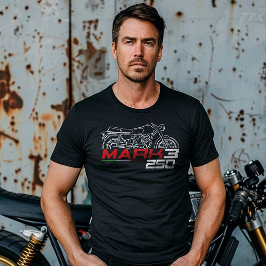 Ducati 250 Mark 3 Inspired T-Shirt - Motorcycle Tee Shirt for Riders