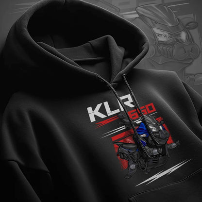 Kawasaki KLR650 2008-10 Inspired Hoodie - Motorcycle Sweatshirt for Riders