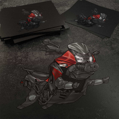 Kawasaki KLR650 2008-10 Inspired Stickers - Set of 3 Motorcycle Decals for Riders