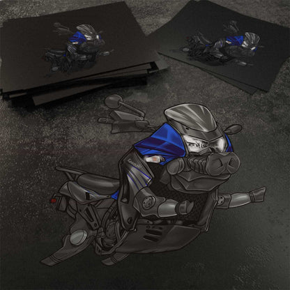Kawasaki KLR650 2008-10 Inspired Stickers - Set of 3 Motorcycle Decals for Riders