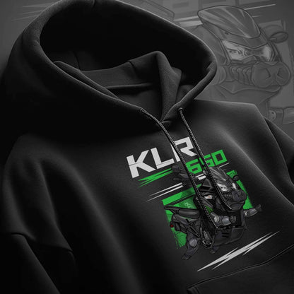 Kawasaki KLR650 2008-10 Inspired Hoodie - Motorcycle Sweatshirt for Riders
