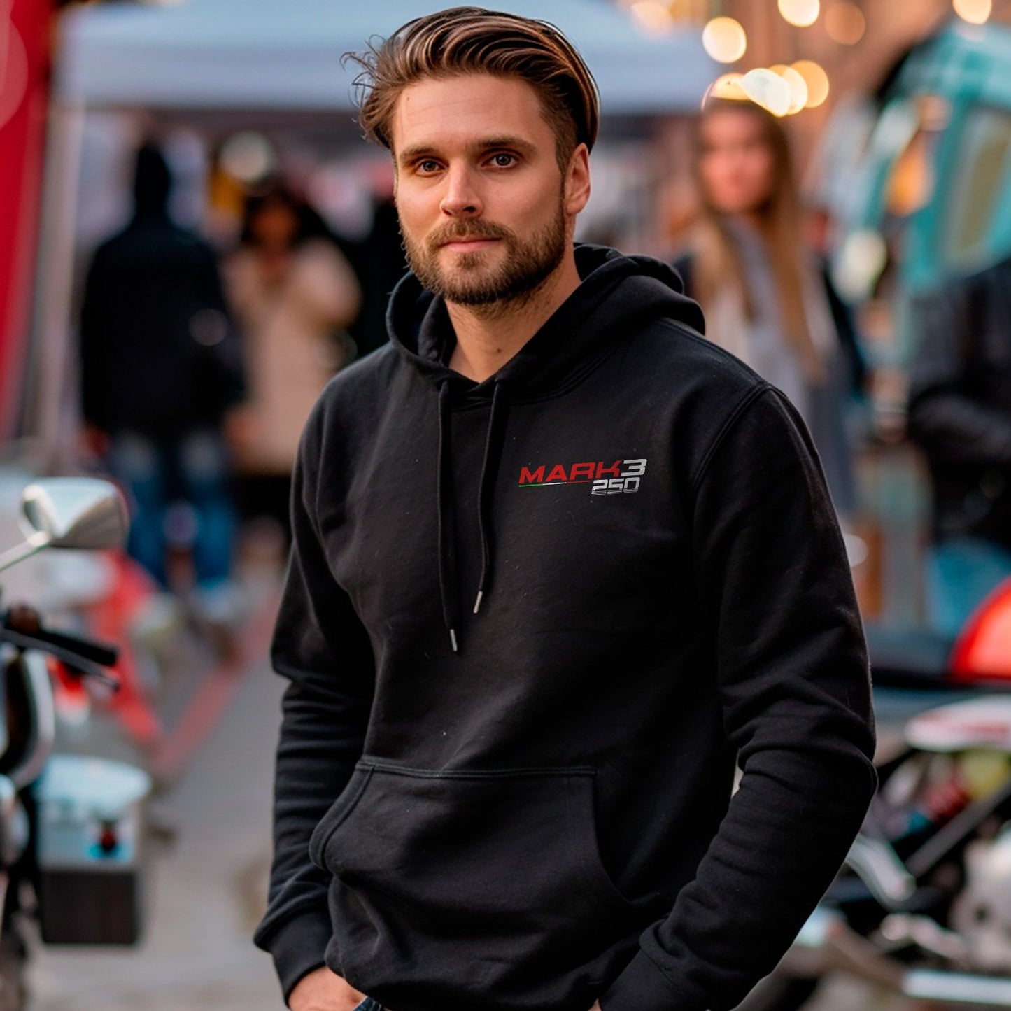 Ducati 250 Mark 3 Inspired Hoodie - Motorcycle Sweatshirt for Riders