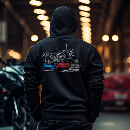 BMW HP2 Megamoto Hoodie - Motorcycle Sweatshirt for Motorrad Rider