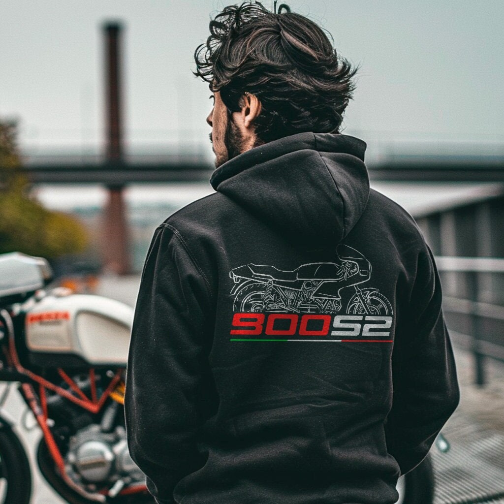 Ducati 900 S2 Inspired Hoodie - Motorcycle Sweatshirt for Riders