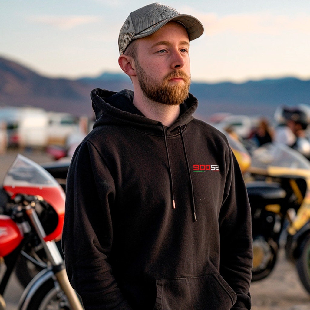Ducati 900 S2 Inspired Hoodie - Motorcycle Sweatshirt for Riders