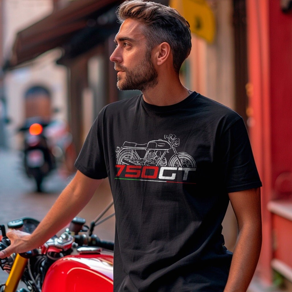 Ducati 750 GT Inspired T-Shirt - Motorcycle Tee Shirt for Riders