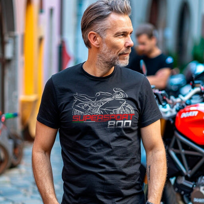 Ducati 800 Supersport T-Shirt - Motorcycle Tee Shirt for Riders
