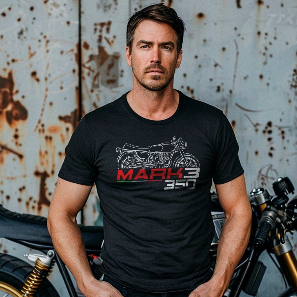 Ducati 350 Mark 3 Inspired T-Shirt - Motorcycle Tee Shirt for Riders