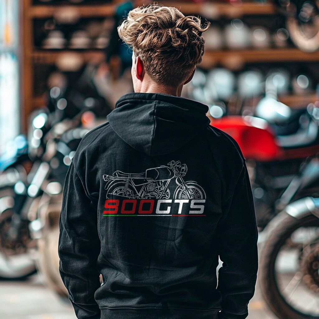 Ducati 900 GTS Inspired Hoodie - Motorcycle Sweatshirt for Riders