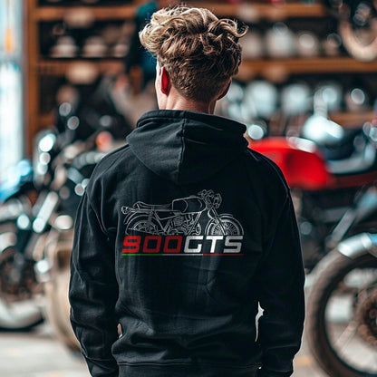 Ducati 900 GTS Inspired Hoodie - Motorcycle Sweatshirt for Riders