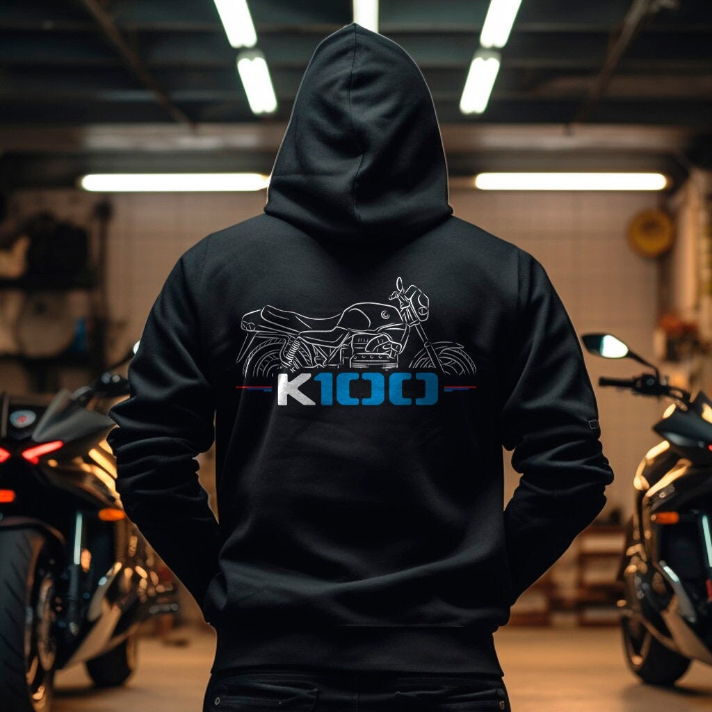 BMW K100 Hoodie - Motorcycle Sweatshirt for Motorrad Riders