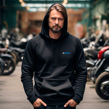 BMW K100 Hoodie - Motorcycle Sweatshirt for Motorrad Riders